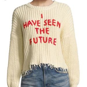 NWT Wildfox I have seen the future Sweater